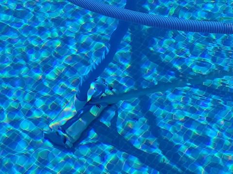 Barredora para limpieza de piscina.